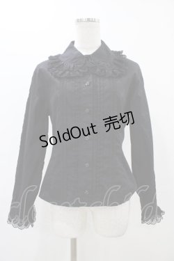 画像1: BABY,THE STARS SHINE BRIGHT / ローズレースブラウス M ブラック H-25-12-16-1053-BA-BL-NS-ZH