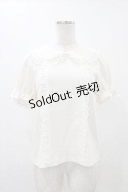 画像1: Honey Cinnamon / ハート刺繍トップス Free オフ H-25-12-16-1057-LO-TO-NS-ZH