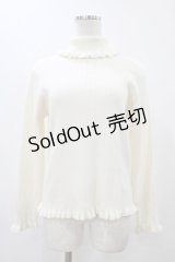 m petit by misako / サンリオキャラクターズコラボ シナモロール ニットプルオーバー LL オフ H-25-12-16-1058-LO-TO-NS-ZH