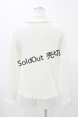 画像2: m petit by misako / サンリオキャラクターズコラボ シナモロール ニットプルオーバー LL オフ H-25-12-16-1058-LO-TO-NS-ZH