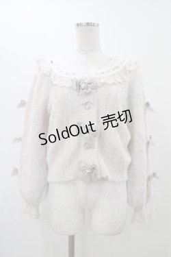 画像1: LIZ LISA / リボンスリーブセーラーカーディガン Free ピンク H-25-12-16-1059-LO-TO-NS-ZH