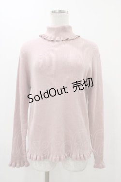 画像1: m petit by misako / サンリオキャラクターズコラボ マイメロディ ニットプルオーバー LL ピンク H-25-12-16-1061-LO-TO-NS-ZH