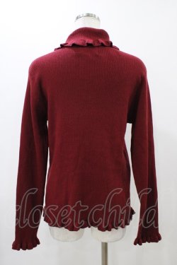 画像2: m petit by misako / サンリオキャラクターズコラボ キティ ニットプルオーバー LL ワイン H-25-12-16-1062-LO-TO-NS-ZH