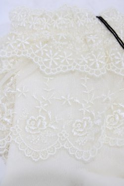 画像2: Innocent World / ダブルレースショートソックス  生成り H-25-12-16-1007-IW-ZA-NS-ZH