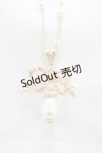 Kurumi Collaboration / CLK*リボンネックレス  ゴールド H-25-12-16-1013-0-AC-NS-ZH