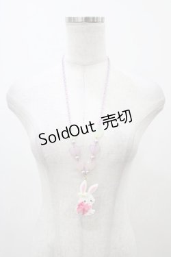 画像2: Angelic Pretty / Wish me mell×Angelic Prettyネックレス  ラベンダー H-25-12-16-1014-AP-AC-NS-ZH