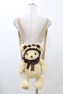 画像1: BABY,THE STARS SHINE BRIGHT / くまくみゃリュックミニ  ミルクティー H-25-12-16-1018-BA-AC-NS-ZH