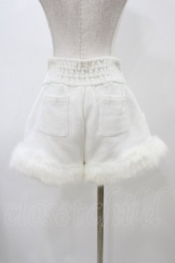 画像2: LIZ LISA / 裾ファーショートパンツ Free ホワイト H-25-12-16-1019-LO-PA-NS-ZH
