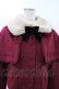画像4: axes femme kawaii / ケープ付ショートコート M ワイン H-25-12-16-1022-AX-CO-NS-ZH (4)