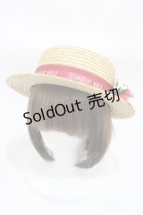 Innocent World / ストロベリーロゴリボンハット  ナチュラル H-25-12-16-1003-IW-AC-NS-ZH