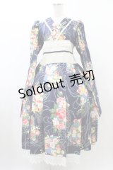 marcHenTica / 大和撫子ワンピース 表記なし ネイビー H-25-12-16-1024-LO-OP-NS-ZH