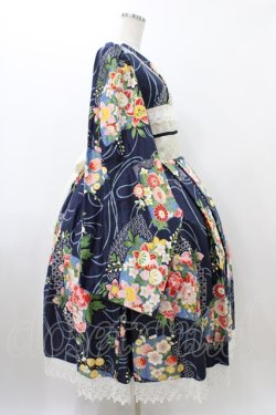 画像3: marcHenTica / 大和撫子ワンピース 表記なし ネイビー H-25-12-16-1024-LO-OP-NS-ZH