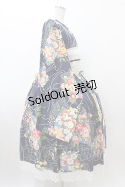 画像3: marcHenTica / 大和撫子ワンピース 表記なし ネイビー H-25-12-16-1024-LO-OP-NS-ZH