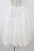 Victorian maiden / ボリュームシフォンフリルペチコートスカート Free ホワイト H-25-12-16-1027-CL-SK-NS-ZH