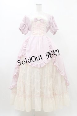 画像1: milky ange / ワンピースセット  ピンク H-25-12-16-1032-EL-OP-NS-ZH