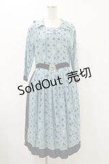 Jane Marple Dans Le Salon / Scottish lionグランマドレス  スカイブルー H-25-12-17-042-JM-OP-KB-ZH