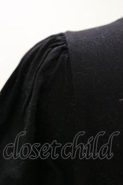 画像3: BPN / アシメフリルパフカットソー  ブラック×ラベンダー H-25-12-17-051-GO-TO-KB-ZH