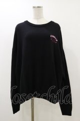 Candy Stripper / ORIENTAL EMBROIDERYニット 2 ブラック H-25-12-17-055-PU-TO-KB-ZH