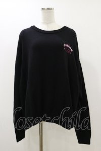 Candy Stripper / ORIENTAL EMBROIDERYニット 2 ブラック H-25-12-17-055-PU-TO-KB-ZH