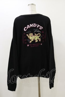 画像2: Candy Stripper / ORIENTAL EMBROIDERYニット 2 ブラック H-25-12-17-055-PU-TO-KB-ZH