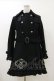 画像1: FRILL / 刺繍ダブルボタンコート  ブラック H-25-12-17-057-HN-CO-KB-ZH (1)