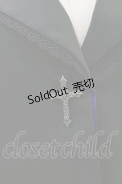 画像4: Moi-meme-Moitie / 十字架ボタン比翼ジャケット 9号 ブラック H-25-12-17-059-MO-JA-KB-ZH