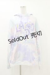 LAND by MILK BOY / CLOUDYパーカー  ピンクタイダイ H-25-12-17-061-PU-TO-KB-ZH