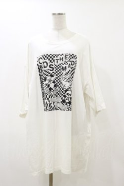 画像1: Candy Stripper / THE MAD BIGBIG TEE  ホワイト H-25-12-17-072-PU-TO-KB-ZH