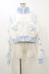 ACDC RAG / クラゲサイバージャケット  ホワイト×パステルブルー H-25-12-17-073-PU-JA-KB-ZH