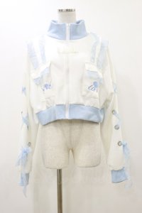 ACDC RAG / クラゲサイバージャケット  ホワイト×パステルブルー H-25-12-17-073-PU-JA-KB-ZH