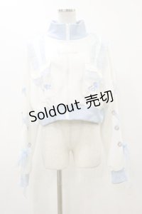 ACDC RAG / クラゲサイバージャケット  ホワイト×パステルブルー H-25-12-17-073-PU-JA-KB-ZH