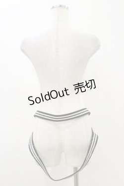 画像2: alice auaa / ストライプベルト  黒 H-25-12-17-016-AA-ZA-KB-ZH