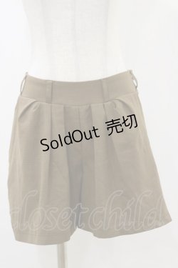 画像1: OZZ ANGELO / ポケット刺繍ショートパンツ  カーキブラウン H-25-12-17-018-OO-PA-KB-ZH