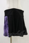 KILL STAR / CATTLE PLEATED SKIRT L ブラック/ライラックタータン H-25-12-17-023-SL-SK-KB-ZH