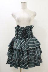 ATELIER PIERROT / ハリー・ポッター フリルコルセットスカート  スリザリン（グリーン） H-25-12-17-025-EL-SK-KB-ZH