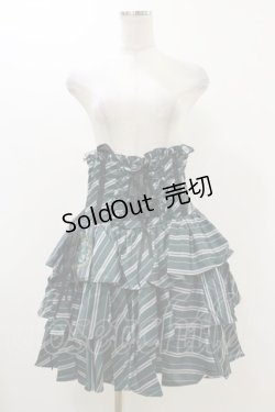 画像1: ATELIER PIERROT / ハリー・ポッター フリルコルセットスカート  スリザリン（グリーン） H-25-12-17-025-EL-SK-KB-ZH