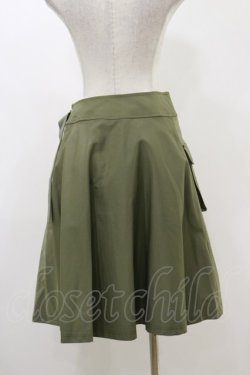 画像2: Jane Marple Dans Le Salon / サイドポケットラップスカート  カーキ H-25-12-17-026-JM-SK-KB-ZH