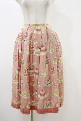 Jane Marple / Anniversary cakesタックスカート  アプリコット H-25-12-17-027-JM-SK-KB-ZH