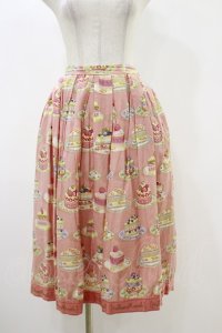 Jane Marple / Anniversary cakesタックスカート  アプリコット H-25-12-17-027-JM-SK-KB-ZH
