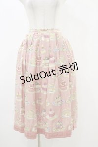 Jane Marple / Anniversary cakesタックスカート  アプリコット H-25-12-17-027-JM-SK-KB-ZH