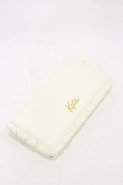 画像1: Katie / FRILL wallet  ホワイト H-25-12-17-003-LO-ZA-KB-ZH