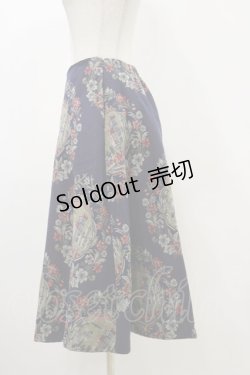 画像3: Jane Marple / Chateau gobelinフレアスカート  ネイビー H-25-12-17-028-JM-SK-KB-ZH