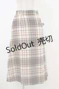 MILK / Beeチェックロングスカート  COUNTRYtartan H-25-12-17-029-ML-SK-KB-ZH