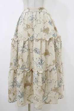 画像1: MILK / ヘブンリーシャドウスカート  ミルキーゴールド H-25-12-17-030-ML-OP-KB-ZH