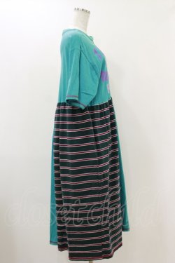 画像4: Candy Stripper / SILLY BEAR COMBINED TEEワンピース  ターコイズ H-25-12-17-036-PU-OP-KB-ZH