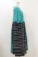画像4: Candy Stripper / SILLY BEAR COMBINED TEEワンピース  ターコイズ H-25-12-17-036-PU-OP-KB-ZH (4)