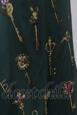 画像4: MILK / プリンセスKeyドレス  ダークグリーン H-25-12-17-037-ML-OP-KB-ZH