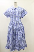 Jane Marple / Picnic cloth joyfulドレス  ブルー H-25-12-17-039-JM-OP-KB-ZH