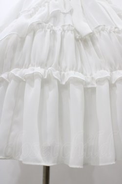 画像5: Millefleurs / レースとジョーゼットのワンピース  ホワイト H-25-12-18-1025-EL-OP-KB-ZH