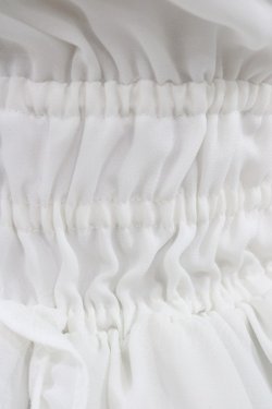 画像6: Millefleurs / レースとジョーゼットのワンピース  ホワイト H-25-12-18-1025-EL-OP-KB-ZH